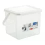 Nádoba na čisticí prostředky Rotho Basic 4,5 l model 1770201100RP, průhledný technopolymer s víkem a otvorem pro zavěšení