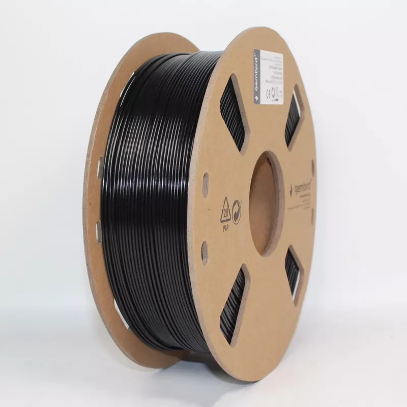 Materiál pro 3D tisk Gembird 3DP-PETG1.75-01-BK