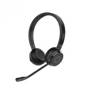 Jabra Evolve 65 TE – Link390a MS stereo, kabelový i bezdrátový, 20 - 20000 Hz, kancelář/call centrum, 106,3 g, headset, černý