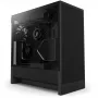 NZXT H5 Flow (2024) Mid Tower ATX průhledná skříň PC, černá