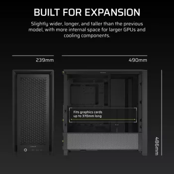 CORSAIR FRAME 4000D Midi-Tower skříň černá