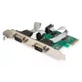 Sériová I/O karta DIGITUS, 2portová, PCIe 2 x DB9 M slotová záslepka + LP záslepky MCS9901 čipset