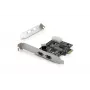 DIGITUS IEEE 1394b rozšiřující karta, PCIe 3 porty, 2x9-pin externí + 1x9-pin interní