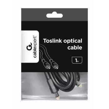 Toslink audio kabel Gembird CC-OPT-1M černý 1 m