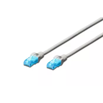 DIGITUS Patch cable - Cat 5e - U-UTP - Snagless - 7m - grey