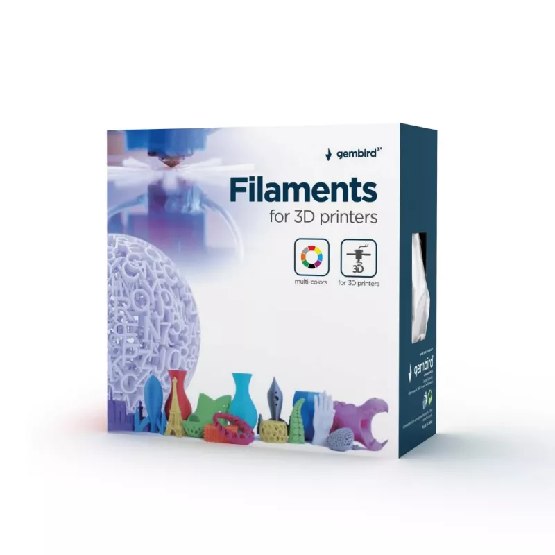Materiál pro 3D tisk Gembird 3DP-PLA1.75-01-R