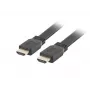 LANBERG HDMI kabel - M/m v2.0 4k plochý - 5m černý