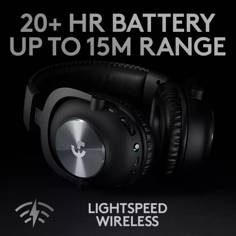 Bezdrátový herní headset LOGITECH Pro X Wireless Lightspeed černý
