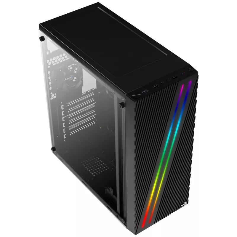 Aerocool Streak Midi Tower černá