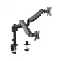 GEMBIRD nastavitelný stolní držák na 2 monitory, 17–32 inch