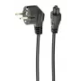 Gembird napájecí kabel Schuko (CEE 7/7) na C5, VDE, 0,5 m, Bulk (PC-186-ML12-0.5M)