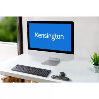 Kensington K62438WW Slim Duo Gel podložka pod zápěstí pro myš/trackball, 192 x 72 x 22 mm, šedá