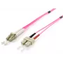 Equip LC/SC optický patch kabel, OM4, 3 m