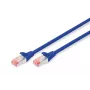 DIGITUS Patch kabel - CAT6 - S/FTP - Snagless - Cu - 3 m - modrý
