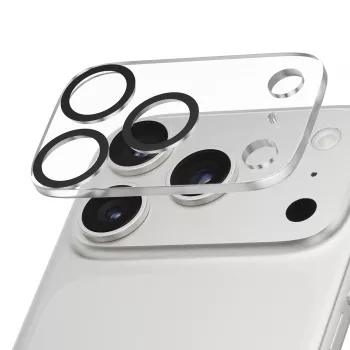Ochrana objektivu fotoaparátu PanzerGlass iPhone 17 Pro odolná proti poškrábání a nárazům