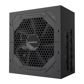 Napájecí zdroj GIGABYTE UD1000GM PG5 V2 - PCIe Gen 5.1, 80 PLUS Gold, plně modulární provedení, 120mm ventilátor, kompatibilní s ATX 3.1, EU zástrčka