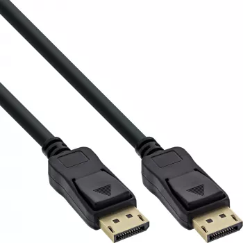 InLine DisplayPort kabel černý pozlacený 2m