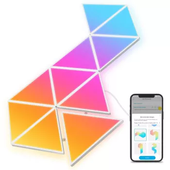 Govee H6067 Glide Tri-angle chytré LED panely, RGBIC, Wi-Fi/Bluetooth, bílá