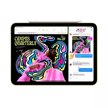 Tablet Apple iPad 11 palců 128 GB, čip A16, iPadOS 18, žlutý, Wi‑Fi 6, USB-C