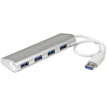 StarTech.com 4-Port USB Hub, USB A na 4x USB-A porty, USB 5Gbps, odolné provedení, napájený z sběrnice, přenosný laptopový USB 3.0 Hub