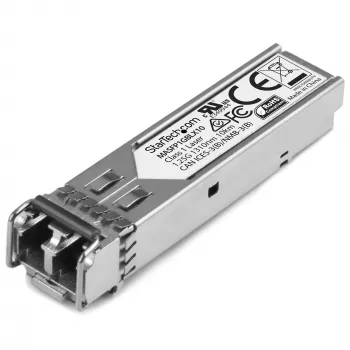 StarTech.com Cisco Meraki MA-SFP-1GB-LX10 kompatibilní SFP transceiver modul – 1000BASE-LX – 1GbE single mode optický transceiver – 1GE Gigabit Ethernet SFP – LC 10 km – 1310 nm – DDM Cisco Meraki MS225, MX400, MS250