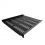 StarTech.com SHELF-1U-20-FIXED-V 1U větraná police do server racku, 19 inch, konzolová, přední montáž, nosnost 25 kg, hloubka 20 inch (50 cm), černá