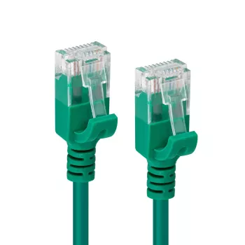 Microconnect V-UTP6A01G-SLIM síťový kabel zelený 1 m Cat6a U/UTP (UTP)