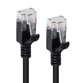 Microconnect V-UTP6A02S-SLIM síťový kabel černý 2 m Cat6a U/UTP (UTP)