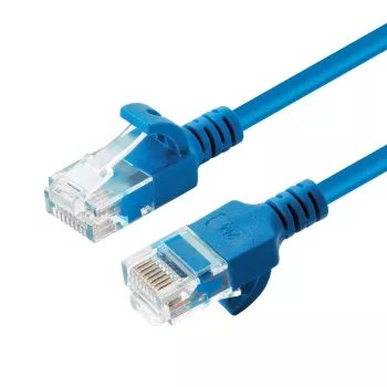 Microconnect V-UTP6A05B-SLIM síťový kabel modrý 5 m Cat6a U/UTP (UTP)