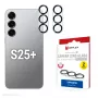 Tvrzené sklo Screen Protector e.v.i. pro Samsung Galaxy S25+ — DISPLEX CAMGLASS ALL-IN-ONE (model 02118)