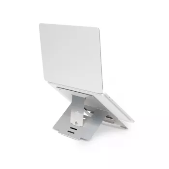 R-Go Tools Laptop stand R-Go Riser Flexible, adjustable folding laptop riser, ergonomic, Hylite aluminum, silver