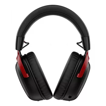HyperX Cloud III S Wireless - Gaming Headset (Black-Red), Red, China, Circumaural, Closed, 115 mm, 210 mm