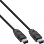 InLine FireWire 400 1394 kabel 6 Pin samec / samec 0,5 m