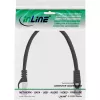 InLine patch kabel SF/UTP Cat.5e černý 0,5 m