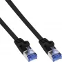 InLine plochý patch kabel U/FTP Cat.6A černý 2 m