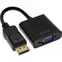 InLine Basic DisplayPort adaptérový kabel, DP samec / VGA samice černý 0,15m