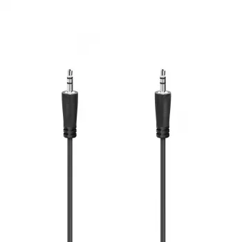 Audio kabel Hama 00205287 0,5 m 3,5 mm samec na samce černý
