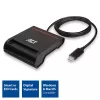 ACT Externí USB-C čtečka čipových karet eID, černá