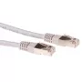 ACT šedý 30 metrový LSZH SFTP CAT6 patch kabel s konektory RJ45