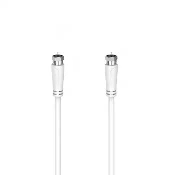 Hama 00205256 koaxiální kabel 7,5 m F bílý