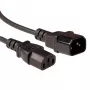 ACT AK5217 napájecí kabel C13 - C14, 5 m, černý