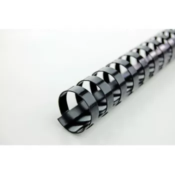 Vázací hřbety GBC CombBind, 14 mm, A4, 21R, černé, 125 listů, polyvinylchlorid (PVC), A4, 1,4 cm, 590 g