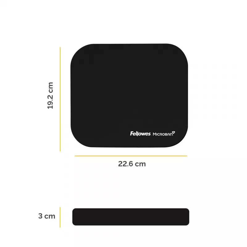 Fellowes 5933907 podložka pod myš černá