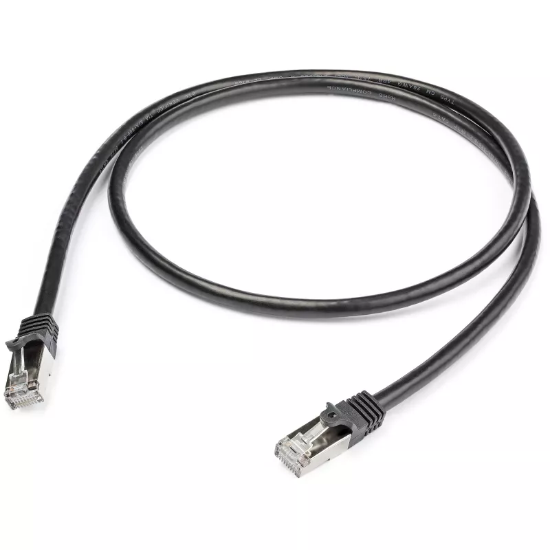 StarTech.com Cat6 patch kabel - stíněný (SFTP) - 1 m, černý