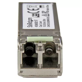 StarTech.com 10 Gigabit optický SFP+ transceiver modul - HP 455883-B21 kompatibilní - MM LC s DDM - 300 m~HPE 455883-B21 kompatibilní SFP+ modul - 10GBASE-SR - 10GbE vícevidový optický transceiver - 10GE Gigabit Ethernet SFP+ - LC 300m - 850nm - DDM HPE 6120XG, 6120G, Flex Fabric