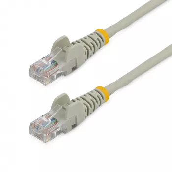 StarTech.com Cat5e Ethernet patch kabel s RJ45 konektory bez záchytky – 7 m, šedý