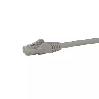 StarTech.com 7,5m CAT6 Ethernet kabel – šedý CAT 6 gigabitový Ethernet kabel – 250MHz 100W PoE RJ45 UTP síťový/patch kabel bez záchytných pacek s odlehčením tahu, jednotlivě testovaný