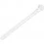 StarTech.com 5 inch (12 cm) opakovaně použitelné stahovací pásky – šířka 1/4 inch (7 mm), průměr svazku 1-1/8 inch (30 mm), pevnost v tahu 50 lb (22 kg), uvolnitelné nylonové pásky, interiér/exteriér, 94V-2/UL, balení 100 ks – bílé