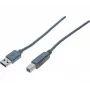 Hypertec 532512-HY USB kabel USB 2.0 2 m USB A USB B šedý