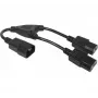 Hypertec 808430-HY napájecí kabel černý 0,3 m zásuvka C14 2 x zásuvka C13